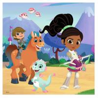 Nella The Princess Knight 3 x 49pc Jigsaw Puzzles Extra Image 1 Preview